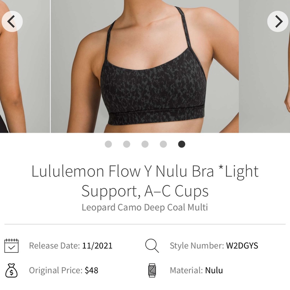 Lululemon Flow Y Sports Bra